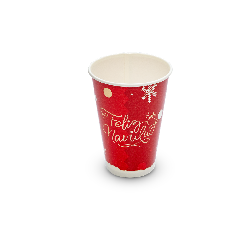 Vaso Bebida Fría 7.25 oz - Navideño