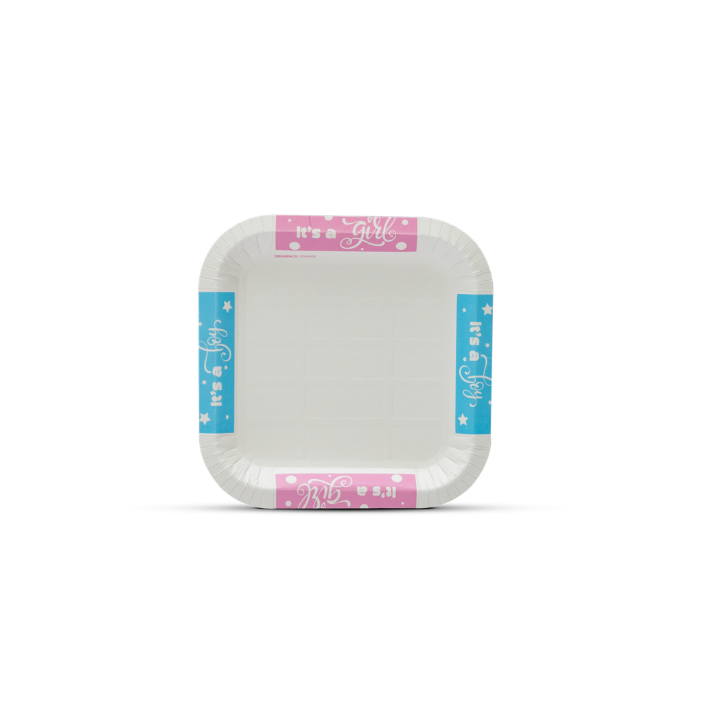 Paper plate 6 in -  Baby Shower