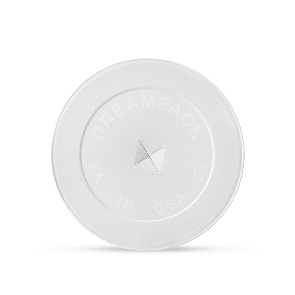 TAPA PAPEL BEBIDA FRÍA 16/22 OZ SIN IMPRESION  (1000 U) APILABLE - PERFORACION EN X (F)