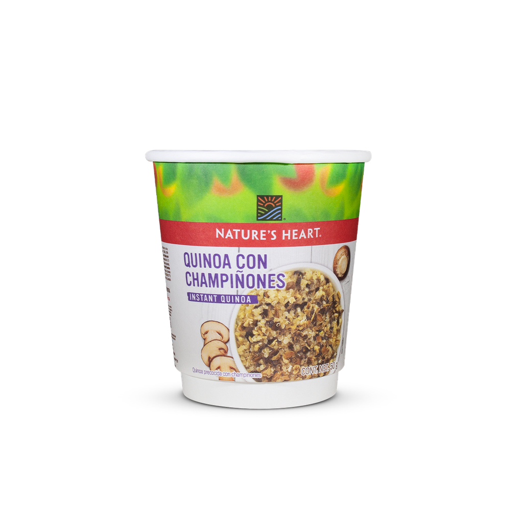 Double Wall Drinks Glass 9 Oz Nature'S Heart Quinoa Champinones 40G