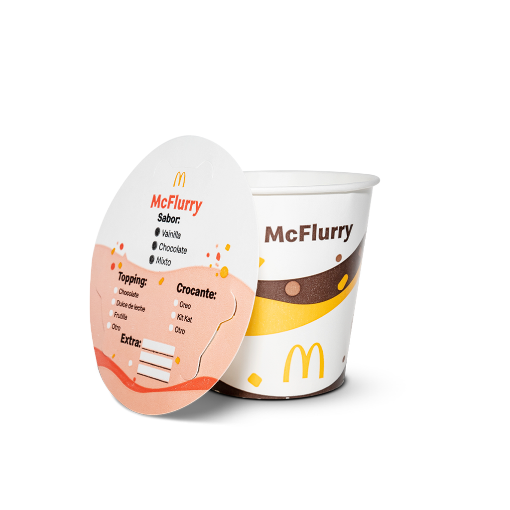 Linner Vaso Bebida Fría 360 ml - McFlurry