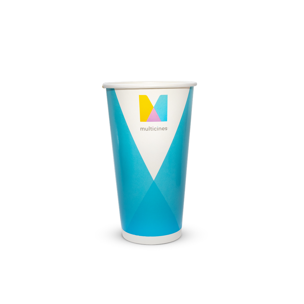 Vaso Bebida Fría 32 oz - Multicines Celeste