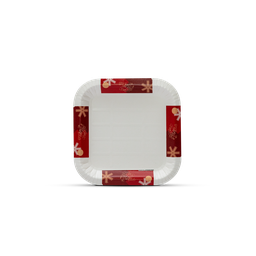 Paper plate 6 in -  Christmas