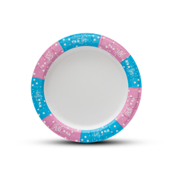 Paper plate 9 in - Baby Shower