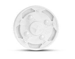 Tapa Plástica Bebida Fría 44 Oz Natural (Mq)